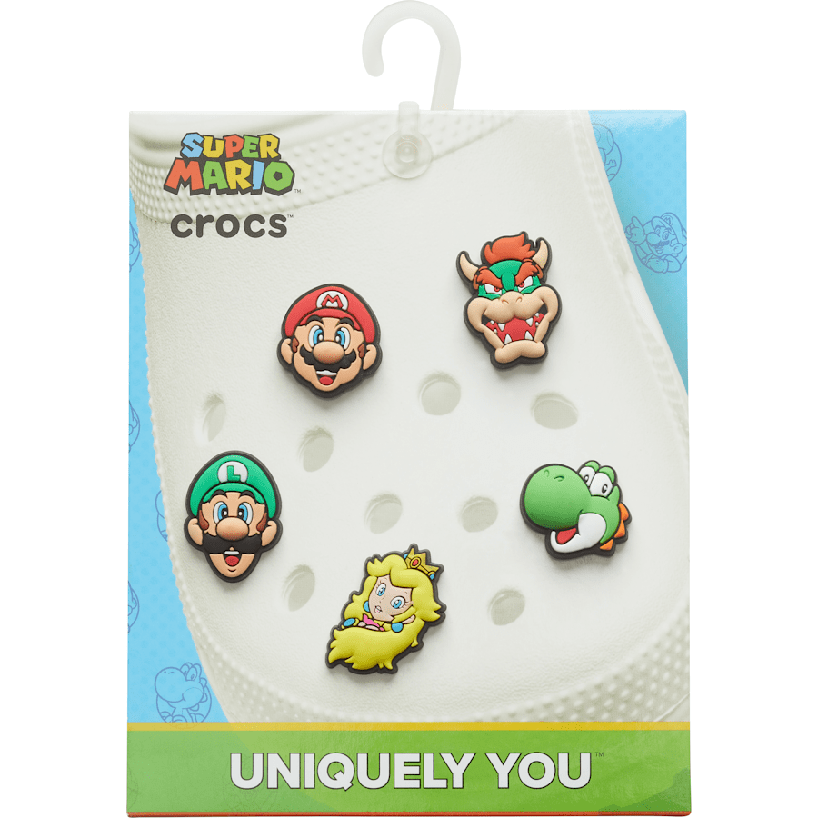 Super Mario™ 5-Pack Jibbitz Shoe Charm Women|Men|Kids|Jibbitz™ Charms On Sale