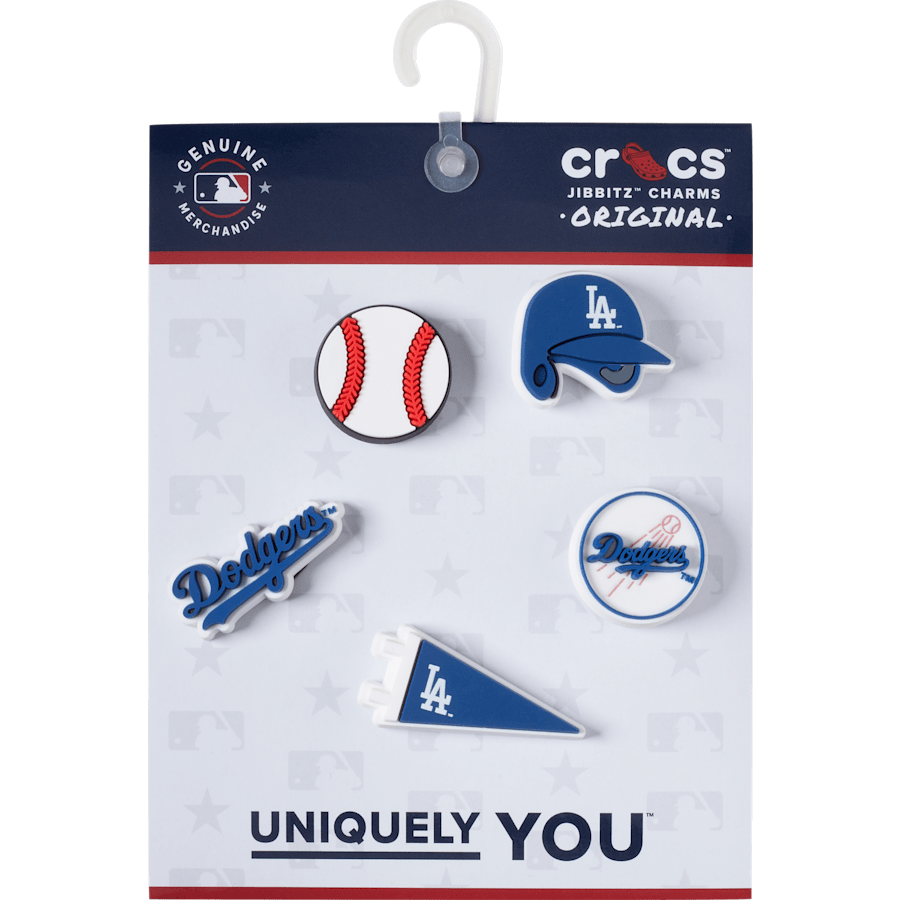 MLB Los Angeles Dodgers 5pck Jibbitz™ charms Women|Men|Kids|Jibbitz™ Charms Discount