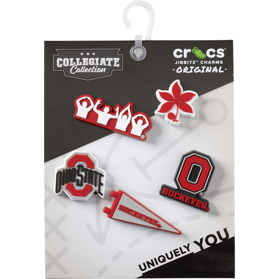 Ohio State University 5 Pack Jibbitz™ charms Women|Men|Jibbitz™ Charms Sale