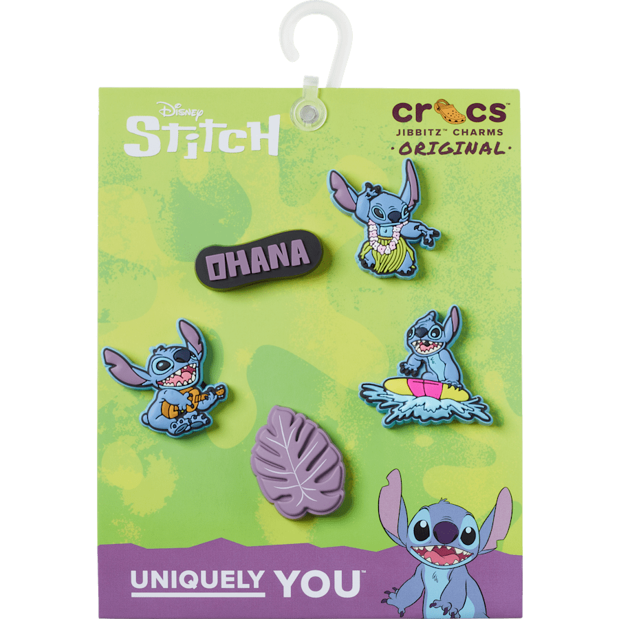 Stitch Tropical 5 Pack Jibbitz™ charms Women|Men|Kids|Jibbitz™ Charms Discount