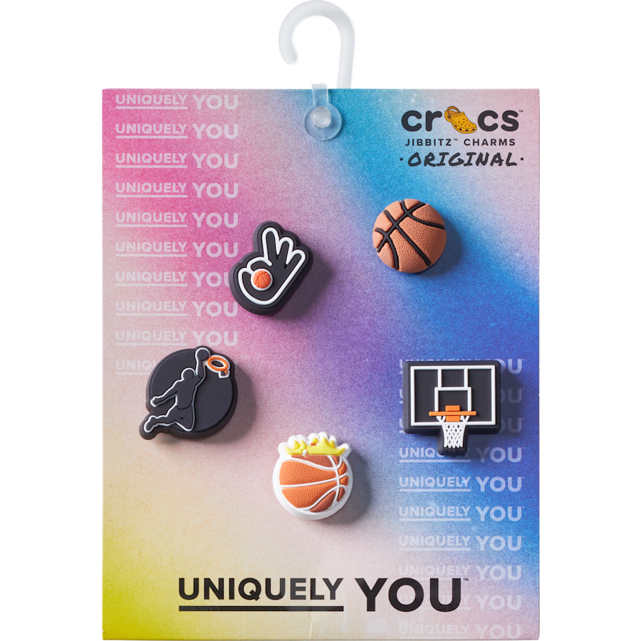 Basketball Team 5 Pack Jibbitz™ charms Women|Men|Jibbitz™ Charms Outlet