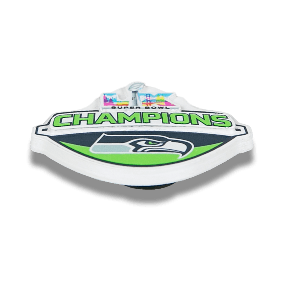 NFL Super Bowl LX Champion Seattle Seahawks Jibbitz Shoe Charm Women|Men|Jibbitz™ Charms Discount