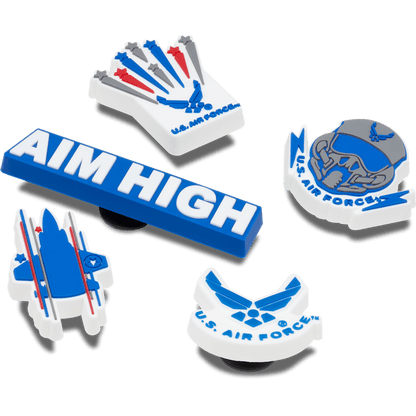 Armed Forces US Air Force 5Pck Jibbitz Shoe Charm - Crocs