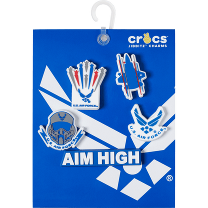 Armed Forces US Air Force 5Pck Jibbitz Shoe Charm - Crocs