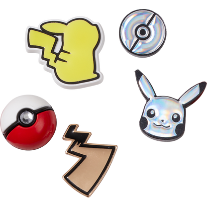 Elevated Pokemon 5 Pack Jibbitz Shoe Charm - Crocs