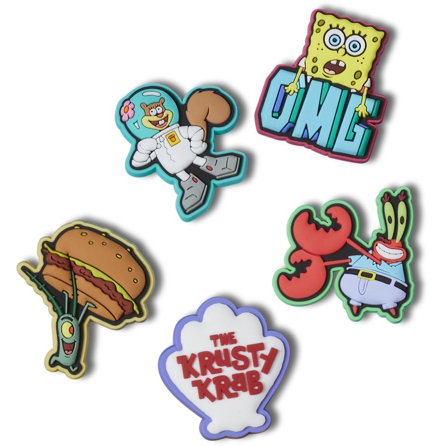 SpongeBob 5 Pack Jibbitz™ charms Women|Men|Kids|Jibbitz™ Charms Sale