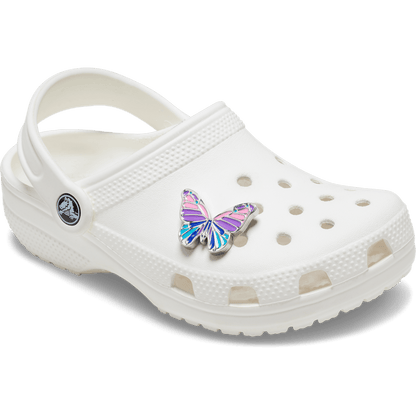 Multi Purple Butterfly Jibbitz Shoe Charm - Crocs