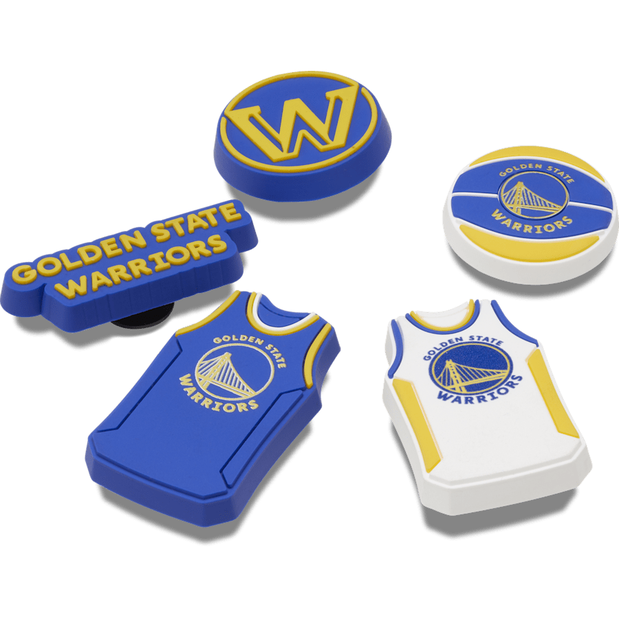 NBA Golden State Warriors 5 Pack Jibbitz™ charms Women|Men|Jibbitz™ Charms Sale