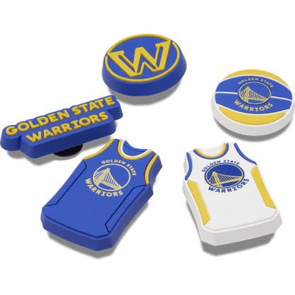 NBA Golden State Warriors 5 Pack Jibbitz™ charms - Crocs
