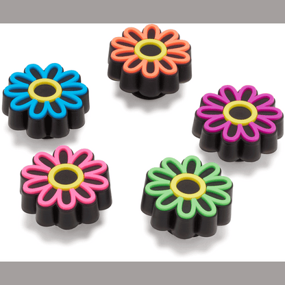 Lights Up Daisy 5 Pack Jibbitz Shoe Charm - Crocs