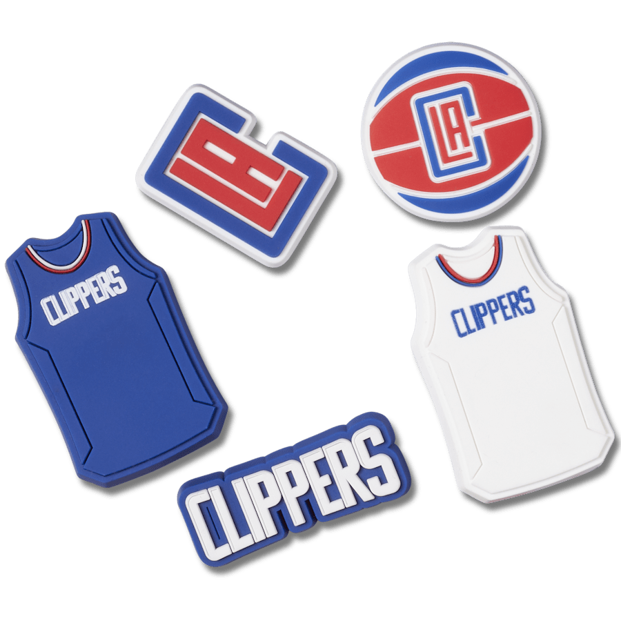 NBA Los Angeles Clippers 5 Pack Jibbitz™ charms Women|Men|Jibbitz™ Charms Outlet