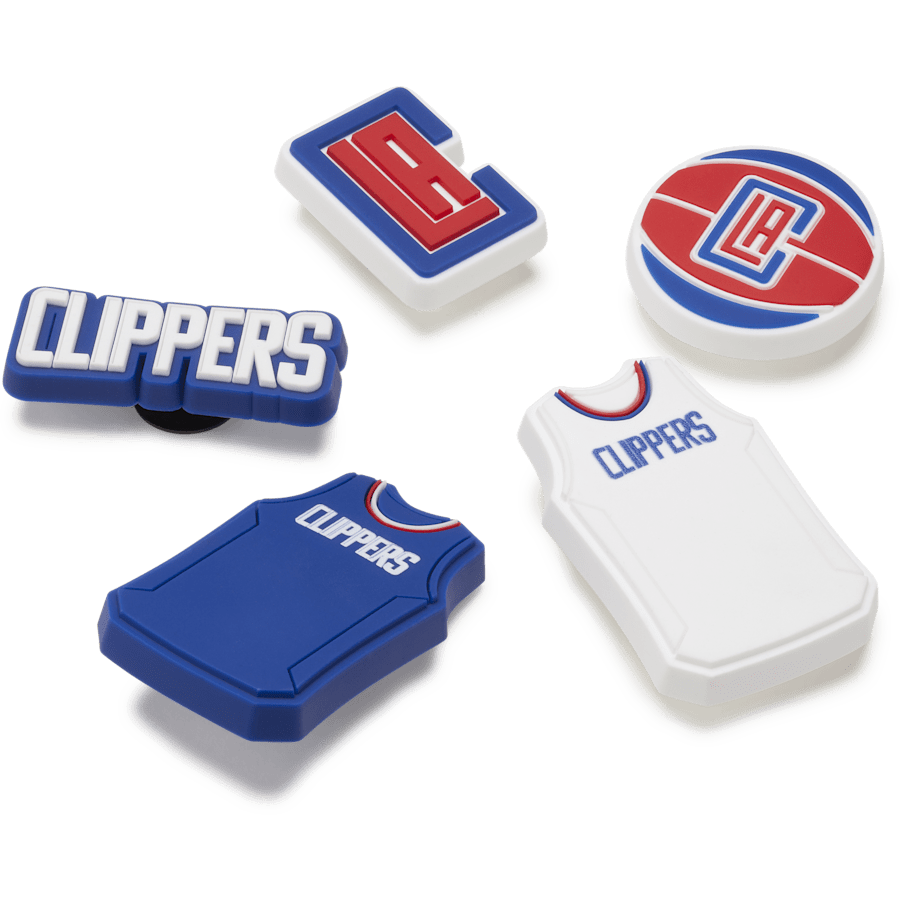 NBA Los Angeles Clippers 5 Pack Jibbitz™ charms Women|Men|Jibbitz™ Charms Outlet