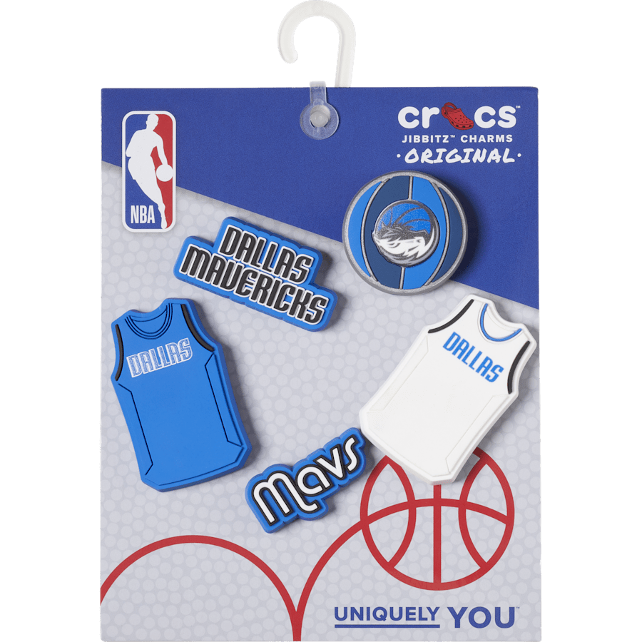 NBA Dallas Mavericks 5 Pack Jibbitz™ charms Women|Men|Jibbitz™ Charms On Sale