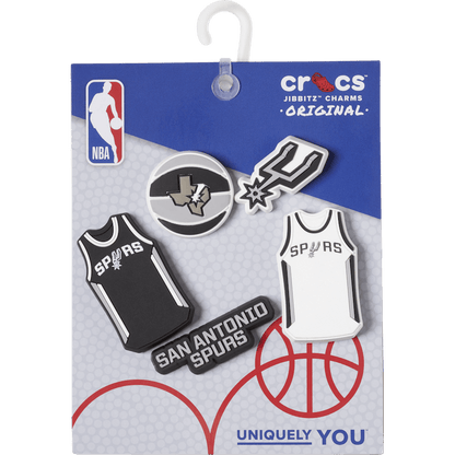 NBA San Antonio Spurs 5 Pack Jibbitz™ charms - Crocs