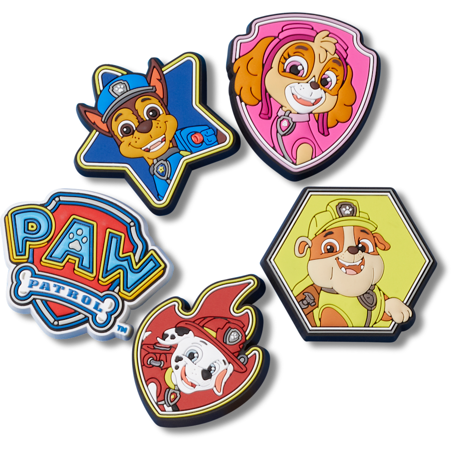 Paw Patrol 5 Pack Jibbitz™ charms Women|Men|Kids|Jibbitz™ Charms Discount