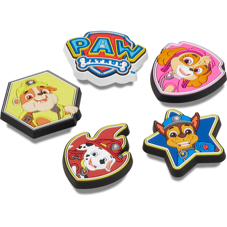 Paw Patrol 5 Pack Jibbitz™ charms Women|Men|Kids|Jibbitz™ Charms Discount