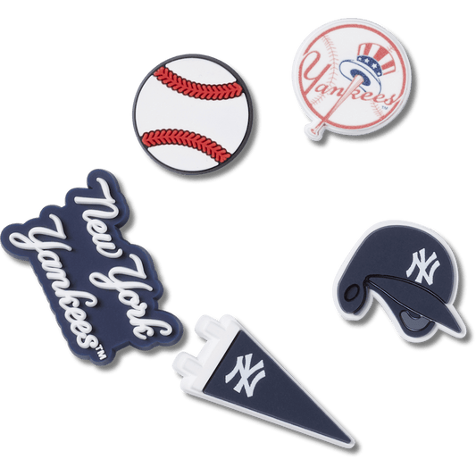 MLB New York Yankees 5 Pack Jibbitz™ charms Women|Men|Kids|Jibbitz™ Charms Online