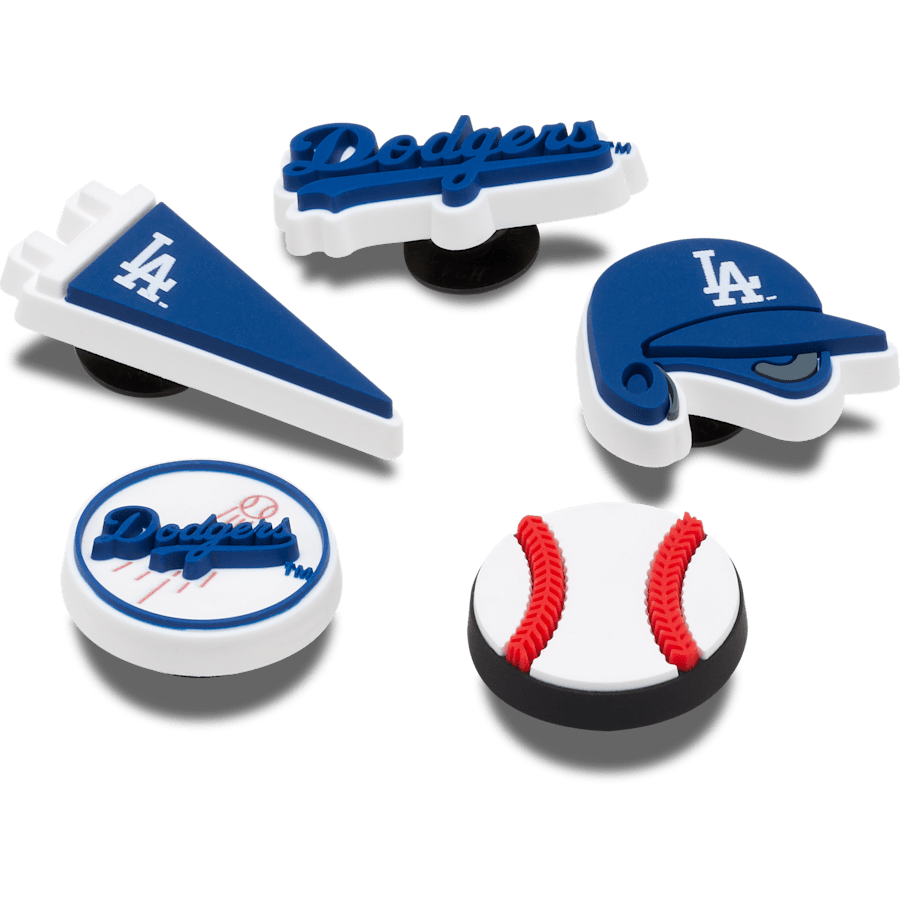 MLB Los Angeles Dodgers 5pck Jibbitz™ charms Women|Men|Kids|Jibbitz™ Charms Discount