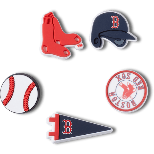 MLB Boston Red Sox 5pck Jibbitz™ charms Women|Men|Kids|Jibbitz™ Charms For Sale