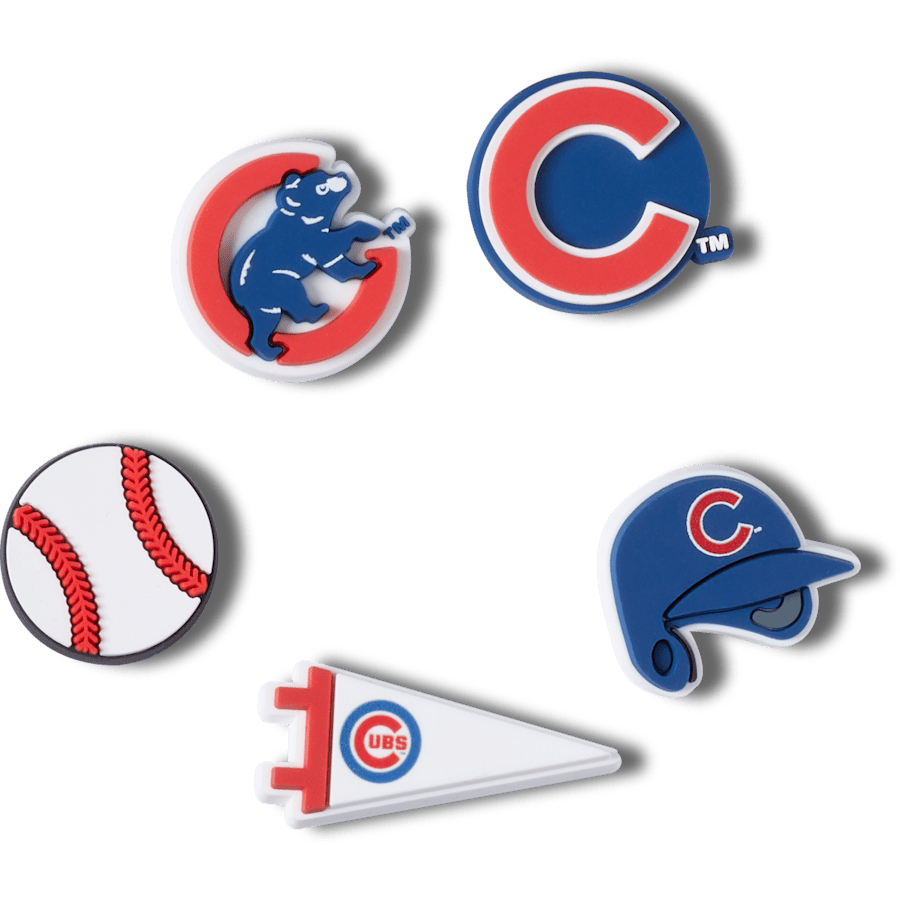 MLB Chicago Cubs 5pck Jibbitz™ charms Women|Men|Kids|Jibbitz™ Charms Outlet