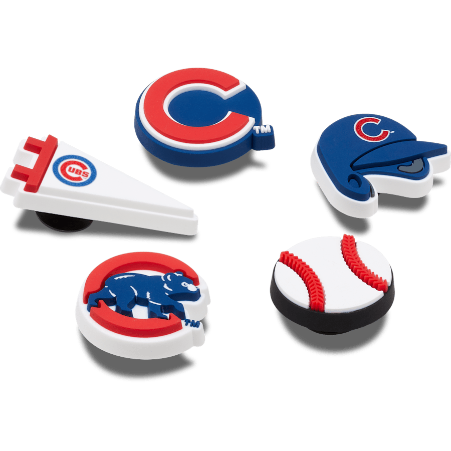 MLB Chicago Cubs 5pck Jibbitz™ charms Women|Men|Kids|Jibbitz™ Charms Outlet