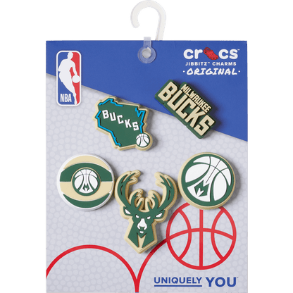 NBA Milwaukee Bucks 5 Pack Jibbitz™ charms - Crocs