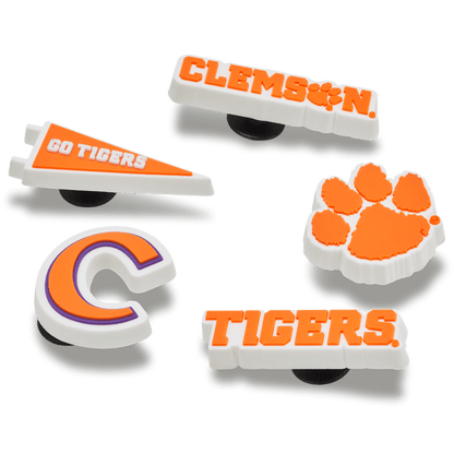 Clemson Univ 5 Pack Jibbitz™ charms - Crocs