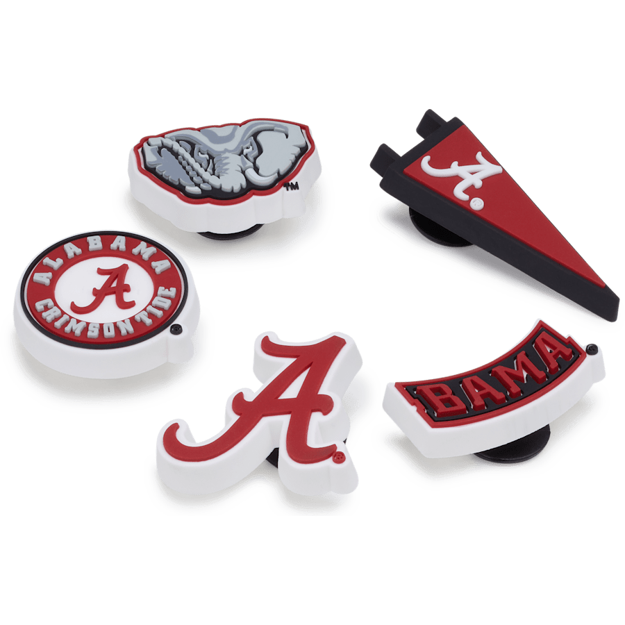 University of Alabama 5 Pack Jibbitz™ charms Women|Men|Jibbitz™ Charms Online