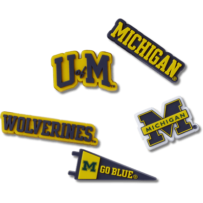 University of Michigan 5 Pack Jibbitz™ charms - Crocs