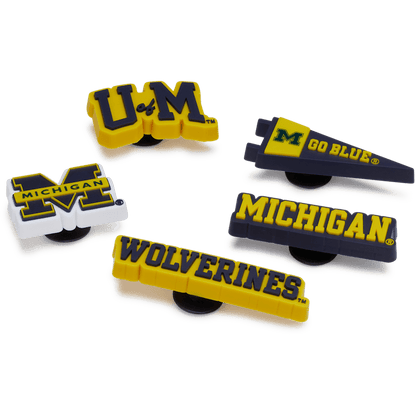 University of Michigan 5 Pack Jibbitz™ charms - Crocs