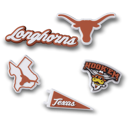 University of Texas 5 Pack Jibbitz™ charms - Crocs