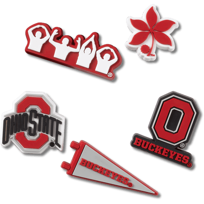 Ohio State University 5 Pack Jibbitz™ charms - Crocs