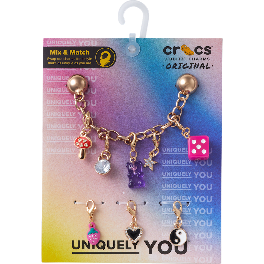 Custom Charm Chain 5 Pack Jibbitz™ charms Women|Men|Kids|Jibbitz™ Charms Discount