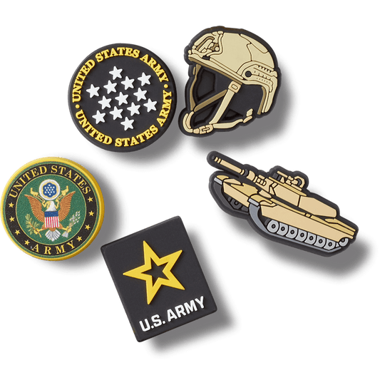 US Army 5 Pack 2 Jibbitz™ charms Women|Men|Kids|Jibbitz™ Charms Outlet