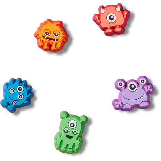 Tiny Monster 5 Pack  Jibbitz™ charms Women|Men|Kids|Jibbitz™ Charms On Sale