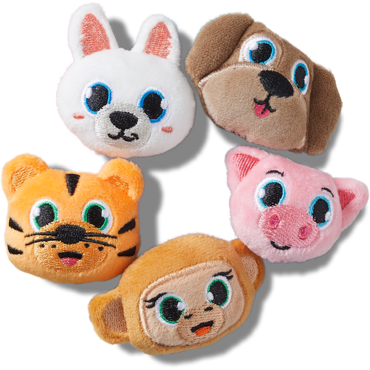 Fuzzy Animal 5 Pack Jibbitz™ charms Women|Men|Jibbitz™ Charms Sale