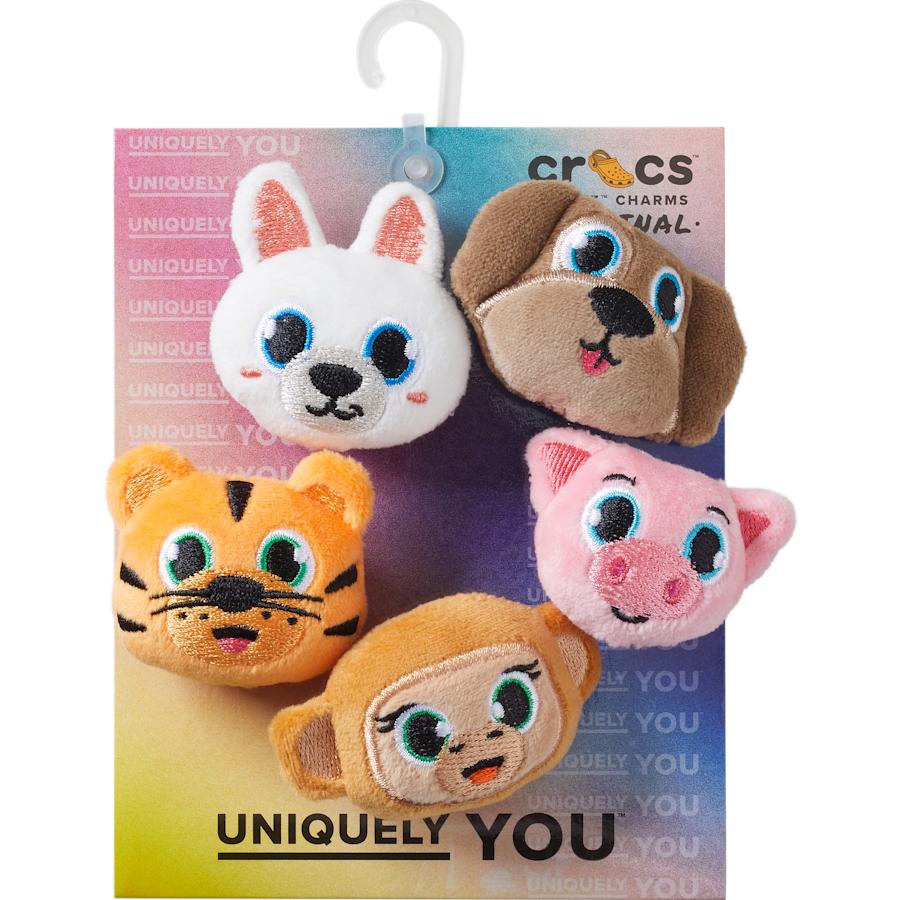 Fuzzy Animal 5 Pack Jibbitz™ charms Women|Men|Jibbitz™ Charms Sale