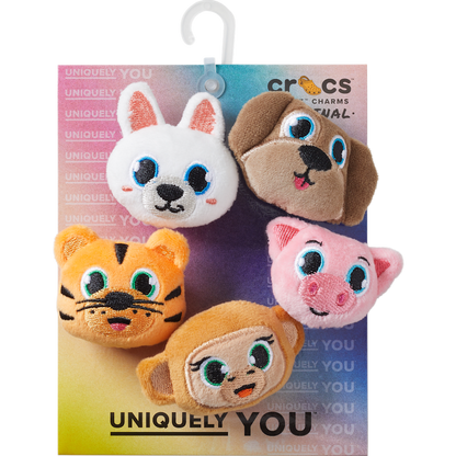 Fuzzy Animal 5 Pack Jibbitz™ charms - Crocs