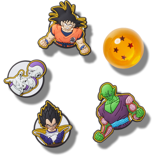 Dragon Ball Z 5 Pack Jibbitz™ charms Women|Men|Kids|Jibbitz™ Charms For Sale