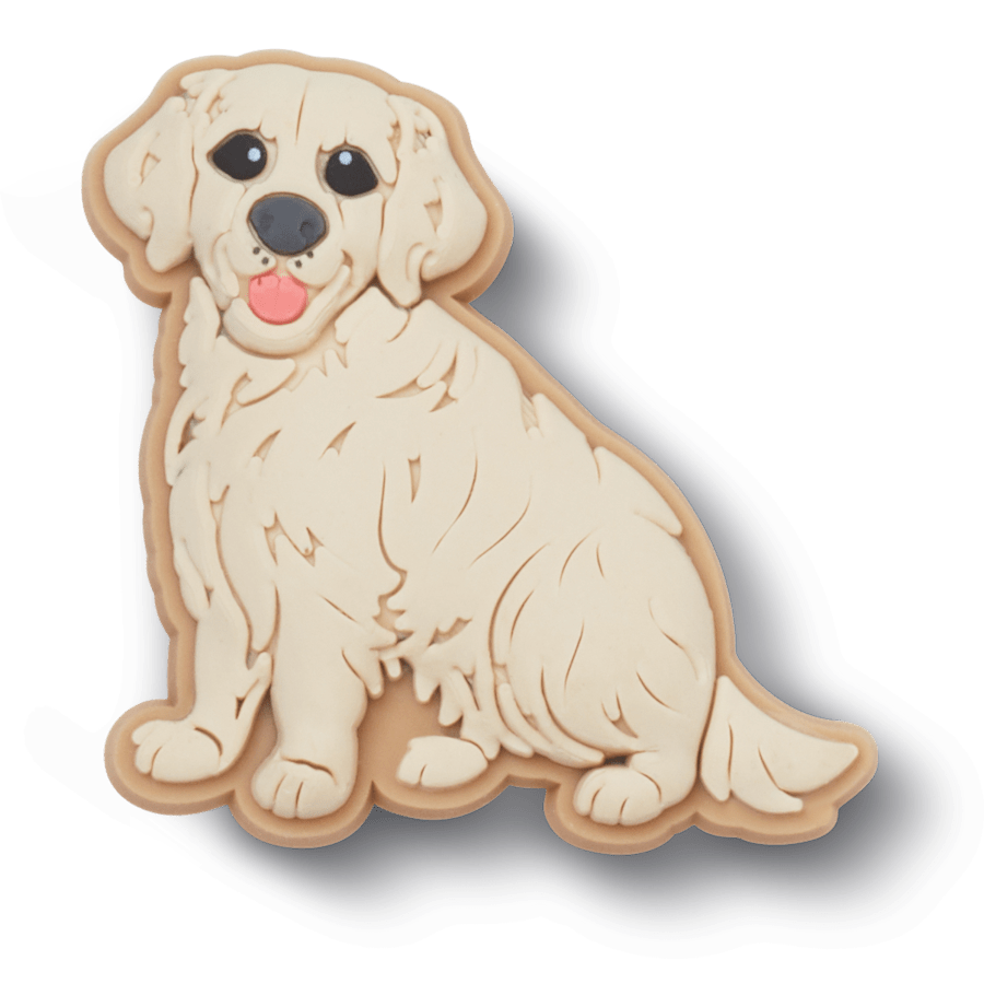 b'Golden Retriever Puppy Jibbitz Shoe Charm' Women|Men|Jibbitz™ Charms For Sale