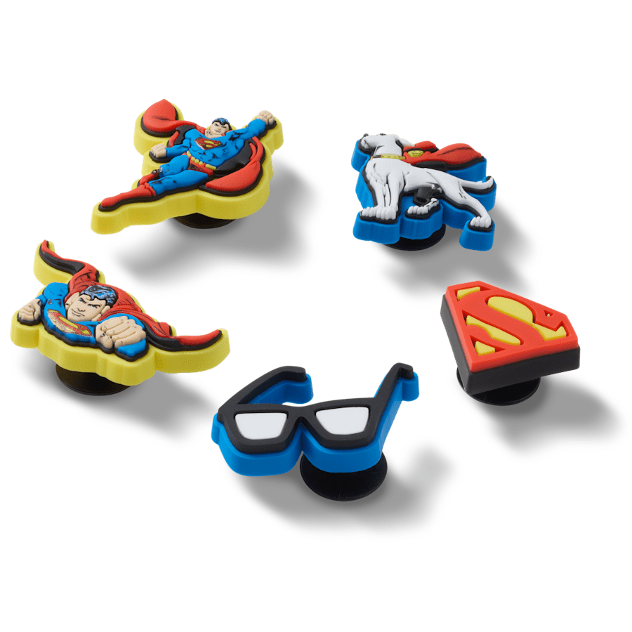Superman 5 Pck Jibbitz™ charms Women|Men|Kids|Jibbitz™ Charms For Sale