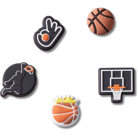 Basketball Team 5 Pack Jibbitz™ charms Women|Men|Jibbitz™ Charms Outlet