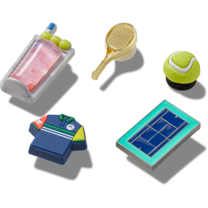 Day at The Tennis Court 5 Pack Jibbitz™ charms - Crocs