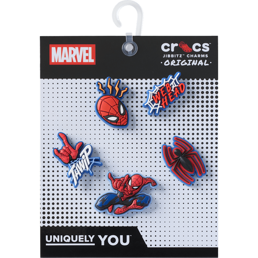 Spiderman 5 Pack Jibbitz™ charms Women|Men|Kids|Jibbitz™ Charms For Sale