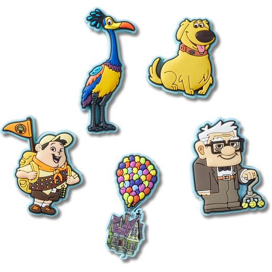 Pixar UP 5 Pck Jibbitz™ charms Women|Men|Kids|Jibbitz™ Charms Discount