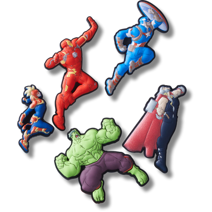 Avengers Heroes 5PCk Jibbitz™ charms - Crocs
