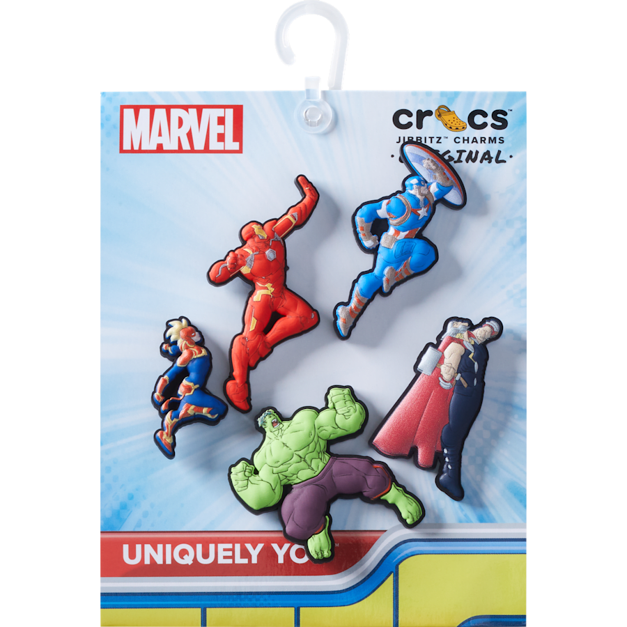 Avengers Heroes 5PCk Jibbitz™ charms Women|Men|Kids|Jibbitz™ Charms On Sale