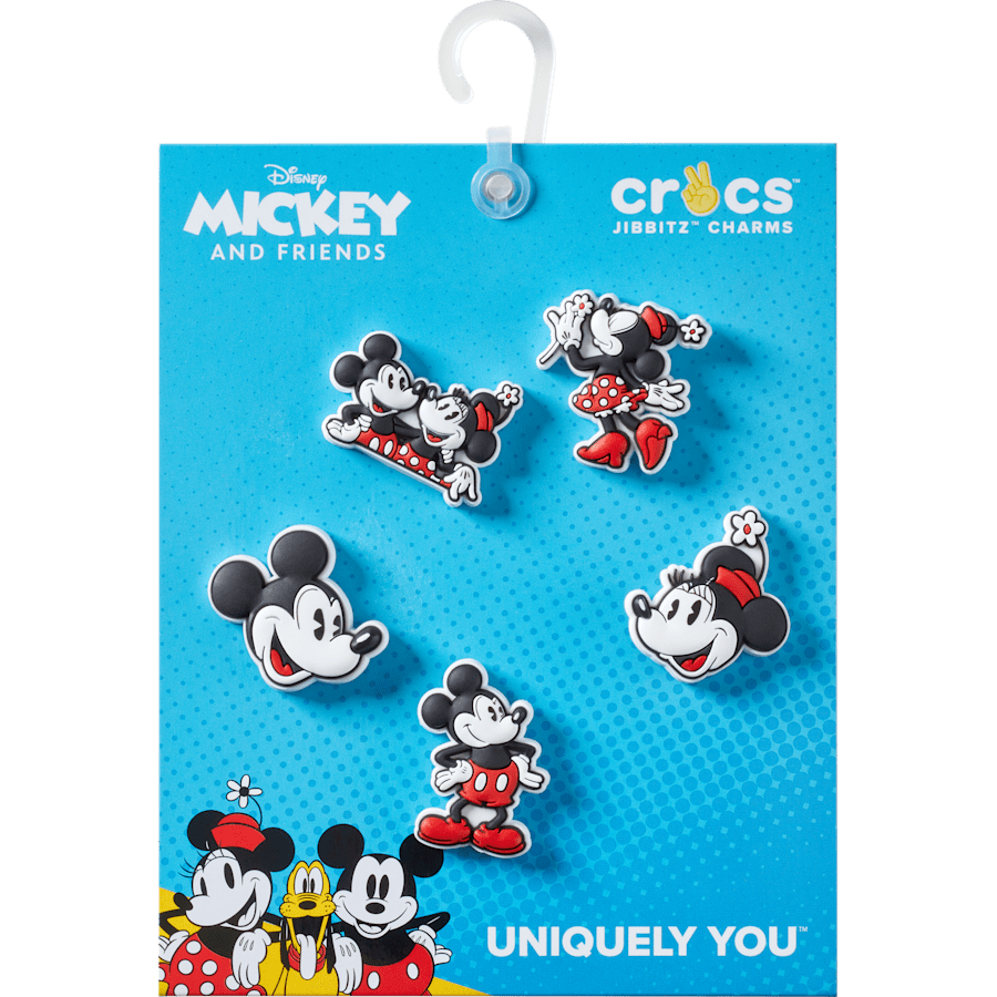 Mickey and Minnie PVC 5 Pack Jibbitz™ charms Women|Men|Kids|Jibbitz™ Charms On Sale