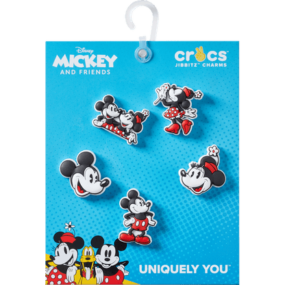 Mickey and Minnie PVC 5 Pack Jibbitz™ charms - Crocs