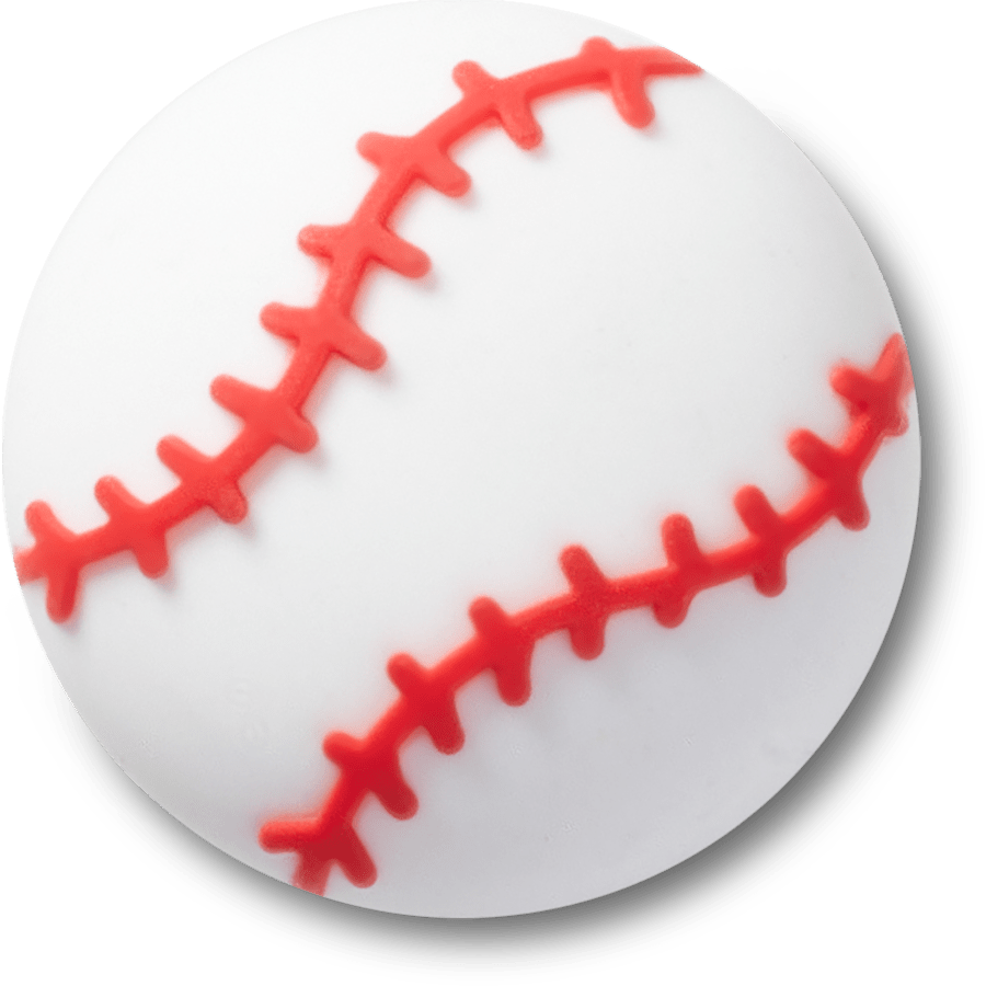 Textured Baseball Jibbitz™ charms Women|Men|Jibbitz™ Charms On Sale
